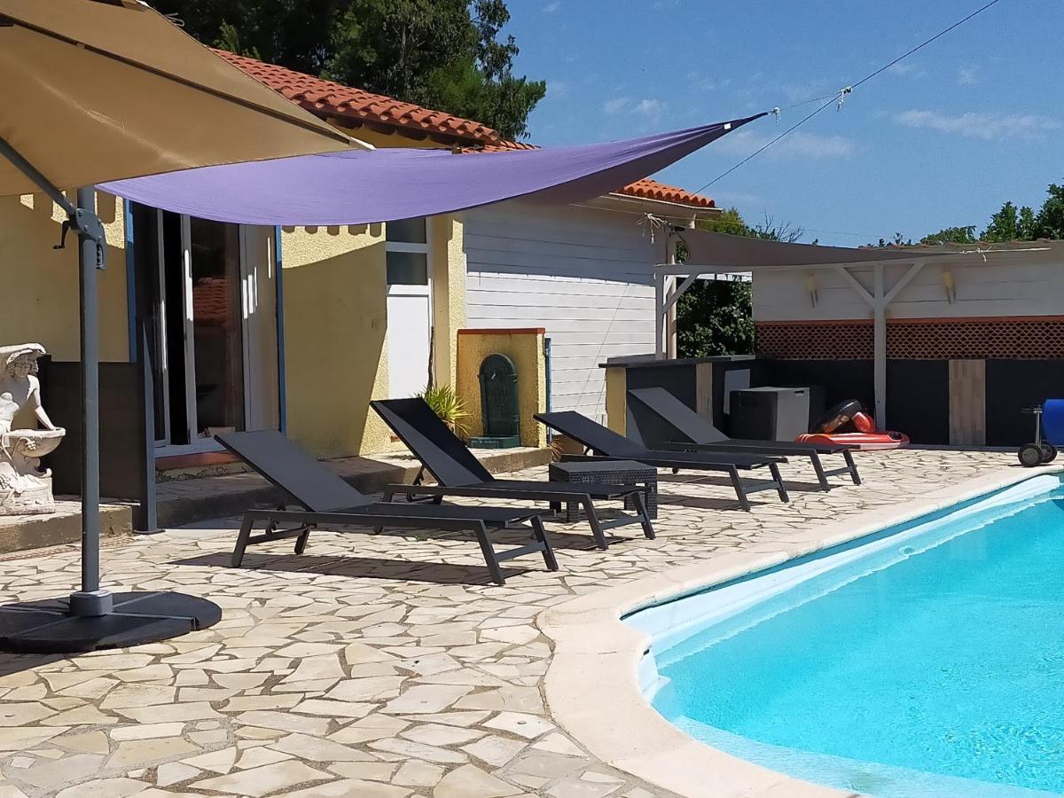 Gîte climatisé L'OISELLERIE Castelnou Extérieur photo
